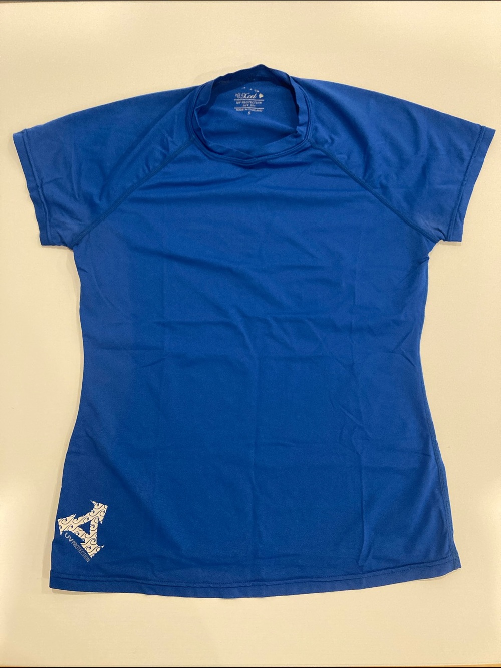 Xcel Blue Women's Short Sleeve Sun Shirt UPF 30+ Small